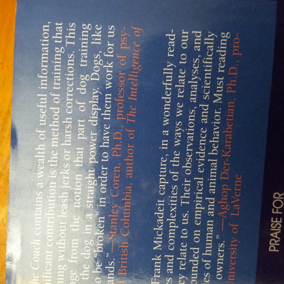 Dogs On The Couch For Training And Caring For Your Dog Hardback Book - Picture 6 of 10